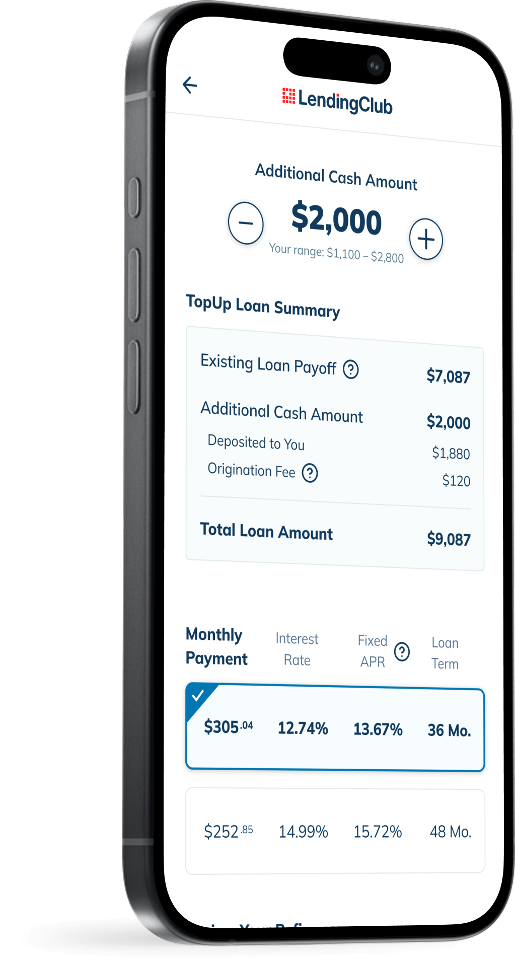 TopUp Onboarding Page